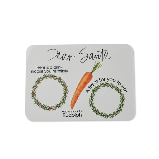 Acrylic Santa Snack Plate