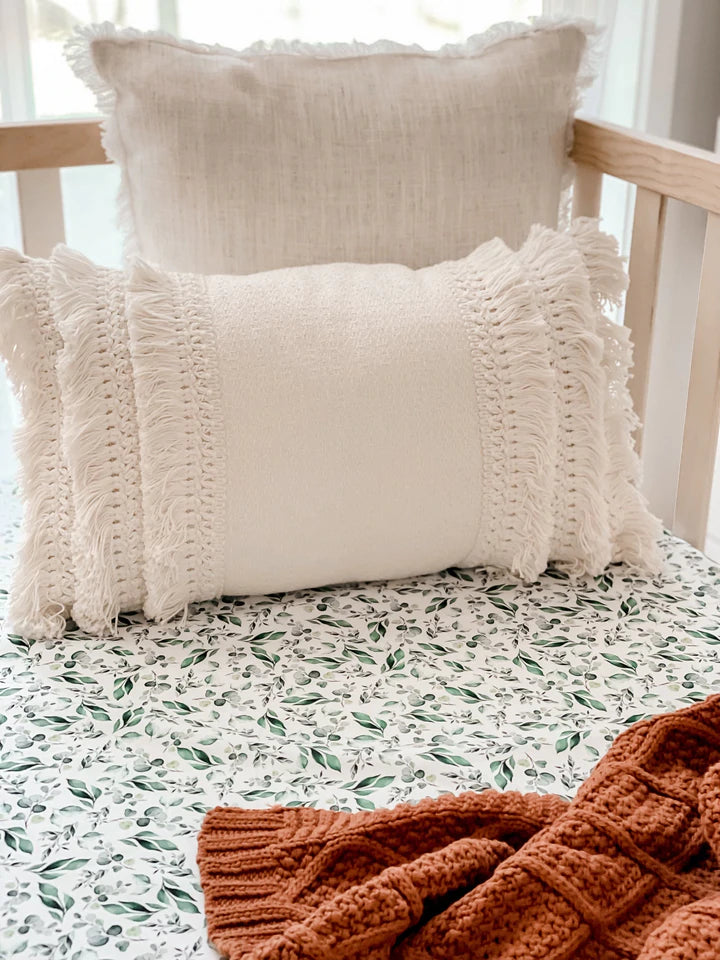 Golden Leaves Fitted Cot Sheet