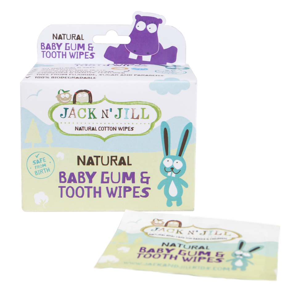 Jack N Jill Baby Gum and Tooth Wipes - 25 pack